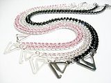 Rhinestone shoulder strap underwear belt three-color