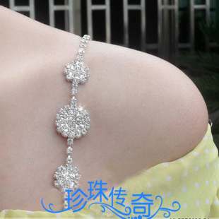 Rhinestone shoulder strap underwear shoulder strap pectoral girdle bra belt shoulder strap rhinestone invisible tape invisible