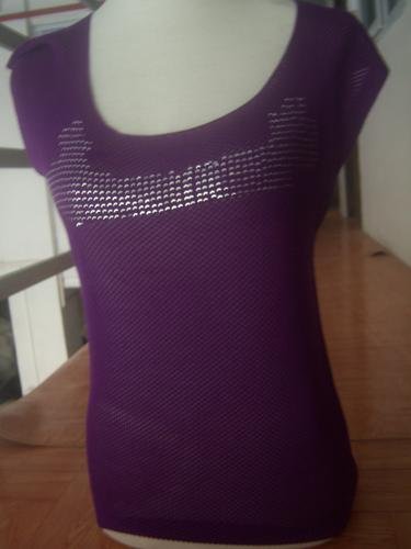 RHINESTONE Sweater Sleeveless Women O-Neck Knitting pattern Burgundy Size S M L XL  cotton 80% Polyvinyl 20%