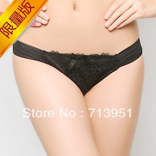Ribenyuandan explosion models fashion bow sexy thread empty to chiffon lace comfort Ms. Qiaotun low waist briefs