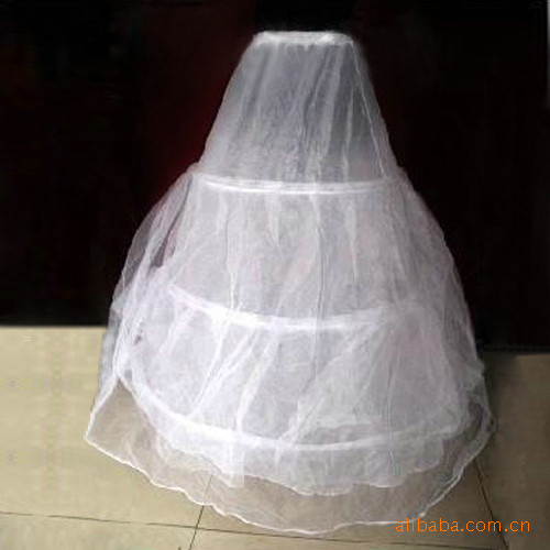Ring tulle dress hard yarn skirt the bride wedding dress formal dress slip pannier