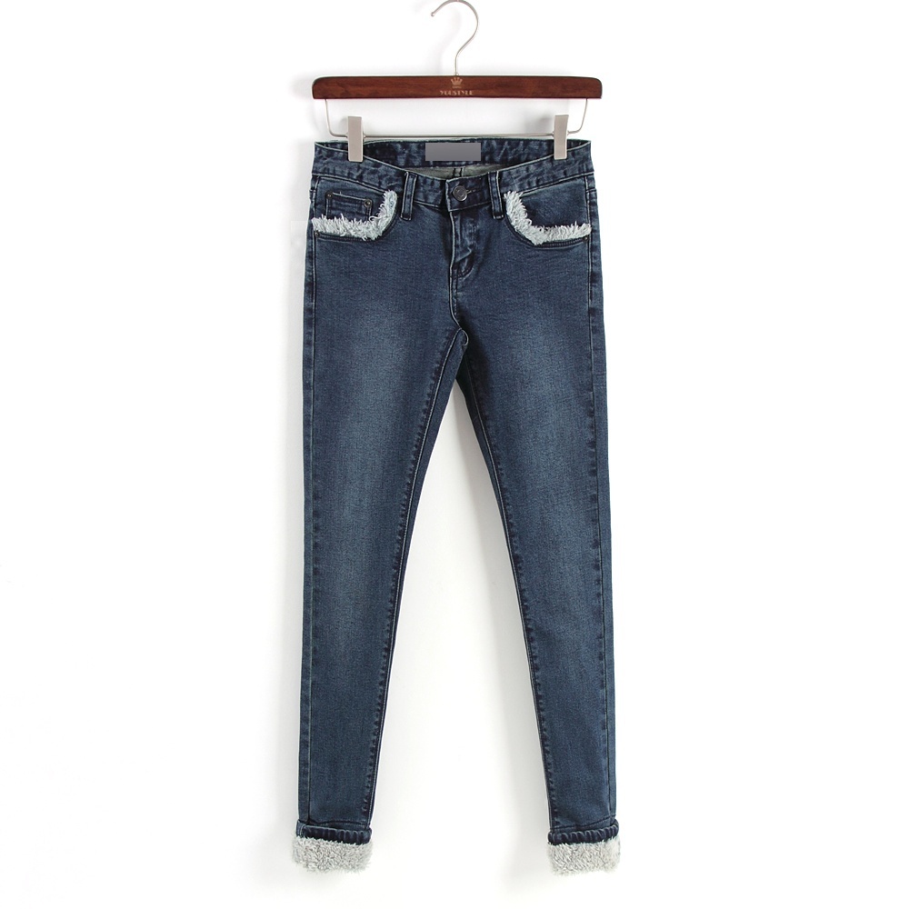 Roll up hem wool jeans skinny pants pencil pants fashion pants 2013 spring women's