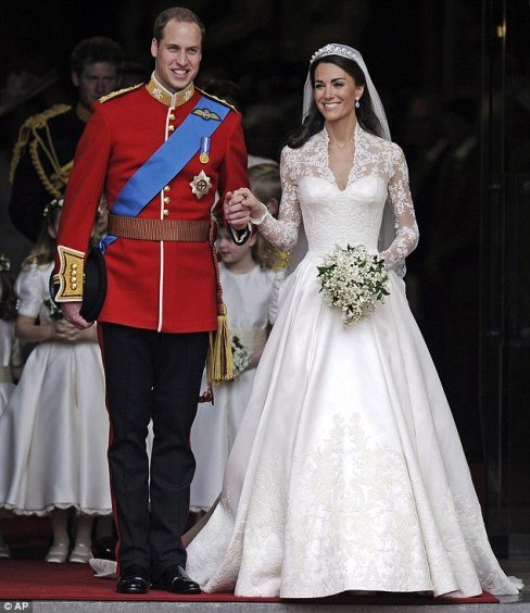 romance Kate Middleton royal bridal Wedding dress/gown2012