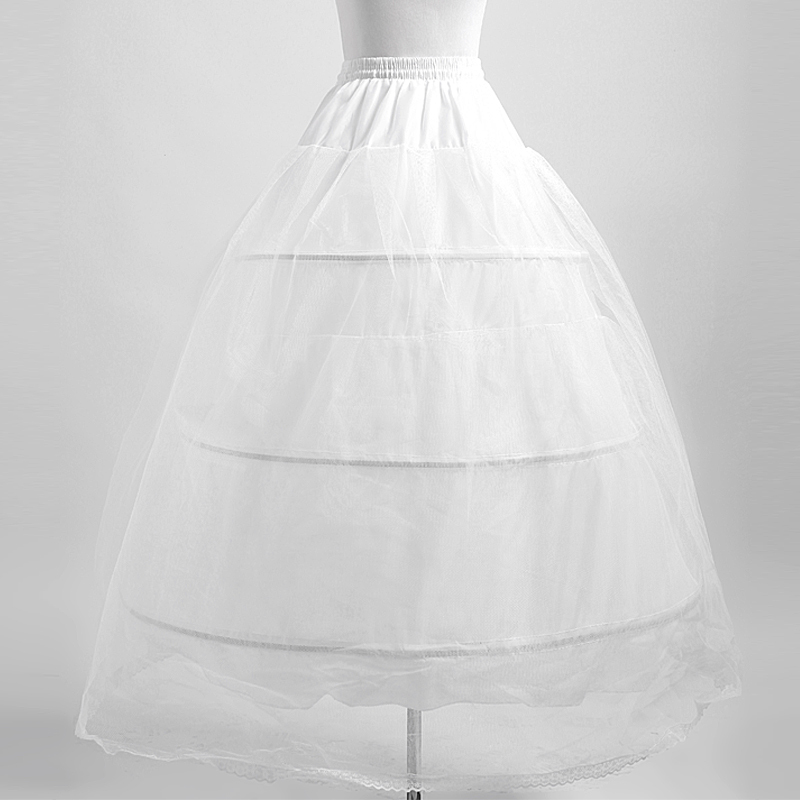 Romantic quality skirt wedding panniers wedding dress yarn slip