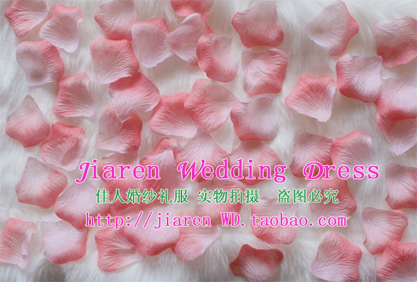 Romantic rose - wedding bed flower colorful petals bride