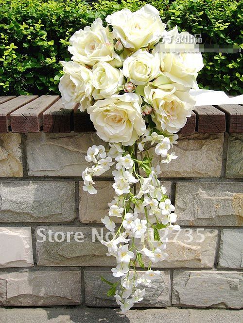 Rose Tassel Bridal Bouquet/Wedding Throw Bouquet/Photography Props/Simulation Flower