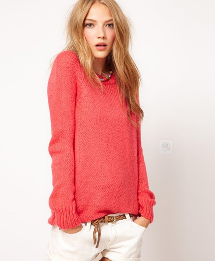 Round-collar Pullover Solid Color Warmer Sweaters For Women Stylish Ladies Winter Outerwear 2 Color