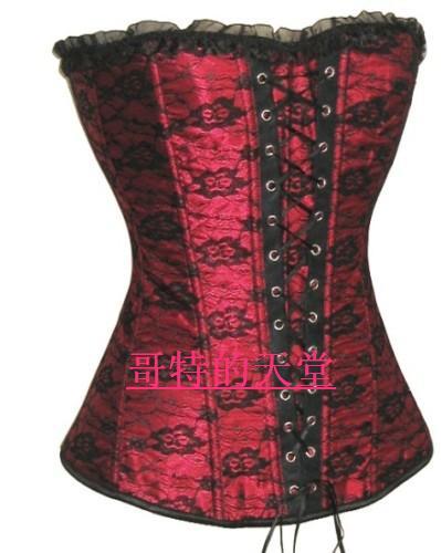 Royal corset lacing gothic body shaping bra lace decoration waist cummerbund