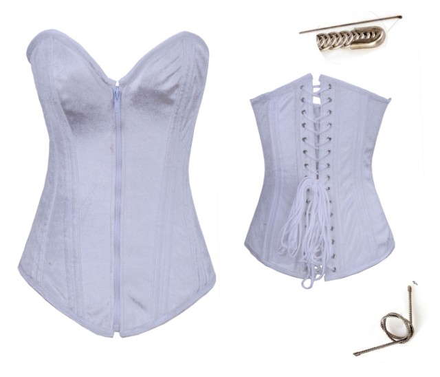 Royal corset shaper vest waist abdomen drawing all steel corset zipper bride dress basic