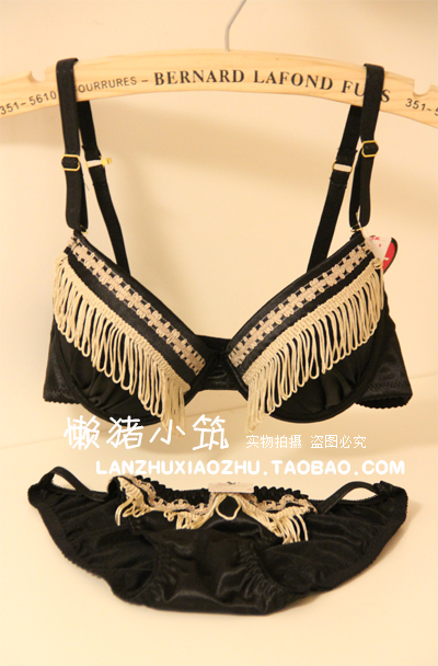 Royal fashion bra women's single-bra underwear set 6819 black