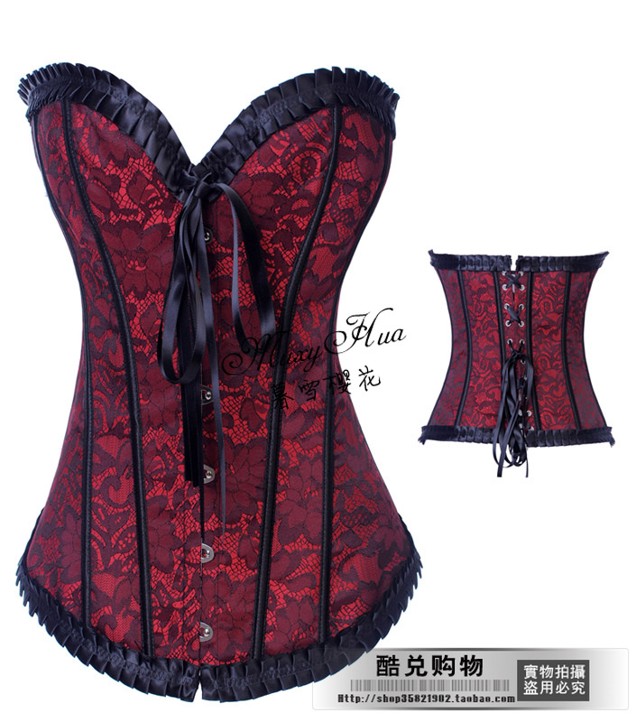 Royal paragraph fashion shaper corsetds costumes formal dress costume red
