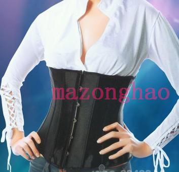 Royal shapewear body shaping vest female underwear goths shapewear abdomen drawing leather belt clip tiebelt