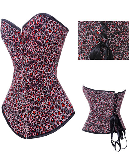 Royal shapewear red leopard print fashion shaper cummerbund fashion shapewear l4069