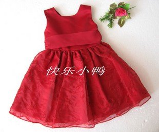 [Rsd152] Free shipping New Arrival Embroidered and Beaded Flower girl dresses