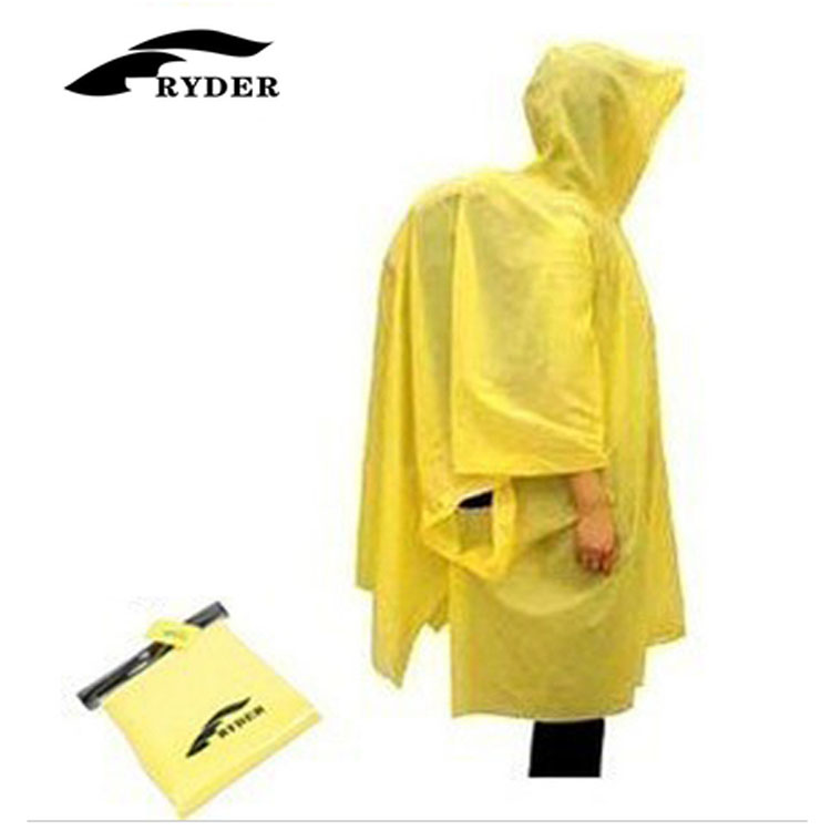 Ryder ryder hiking raincoat outdoor poncho hiking pole bag ground cloth