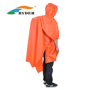 Ryder ryder three-in hiking travel camping raincoat poncho