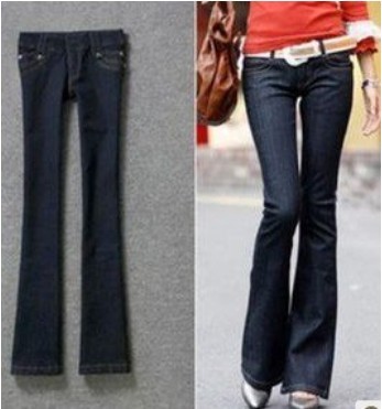 S-Galaxy Free Shipping AS-006 Wholesale women boot cut Jeans flared trousers Trousers low waist Denim bell-bottoms
