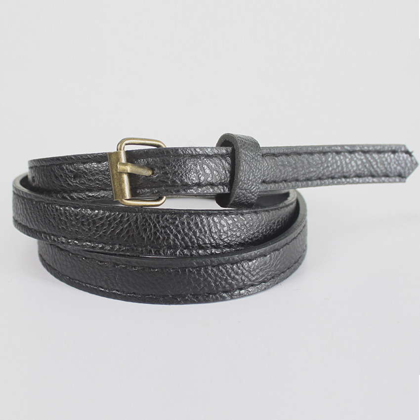 S-ghic all-match artificial leather pin buckle single-circle elegant strap belt boots waist of trousers belt