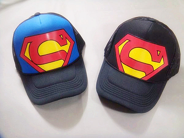 S super man lovers hat male women's general baseball mesh hat