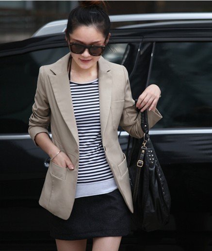 S-XL free shippin manufacturers supply women's slim small jacket fashion suit #20558