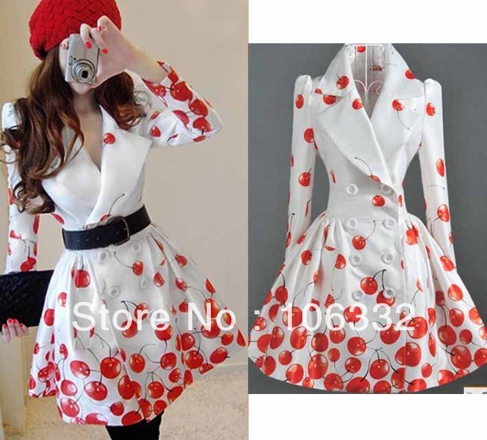 S-XL free shipping manufacturers supply new fashion women's winter Double breasted coat (MOQ: 1pc)