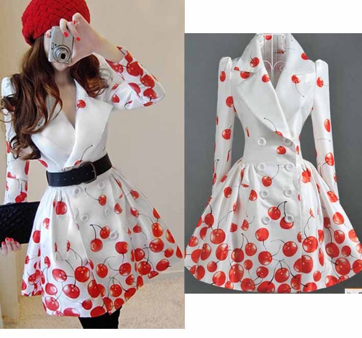 S-XL free shipping manufacturers supply new fashion women's winter Double breasted coat  (MOQ: 1pc) #A1409