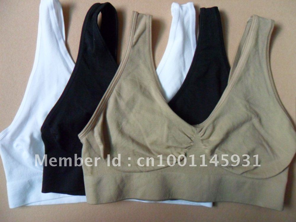 s-xxxl size ahh bra without pads, nylon and spandex material 3pcs