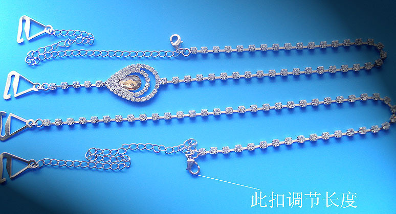 S13 charm fashion bling heart adjustable sparkling diamond shoulder strap