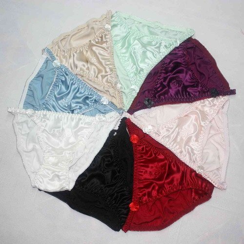 S15, Wholesale, Ladies underwear, 100% Mulberry Pure Silk woven underwear briefs for all season, many solid colors.