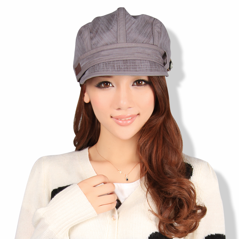 Sa women's new arrival women's fashion cap button fancy cap octagonal hat
