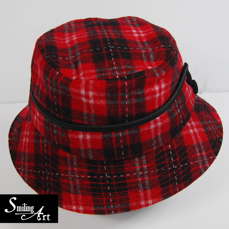 Sa2012 autumn and winter casual women's short brim flat bucket hats fashion cap sa00527
