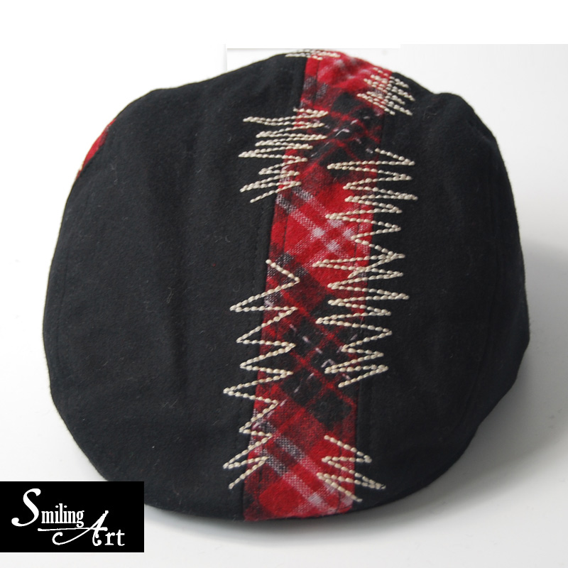 Sa2012 autumn and winter retro fashion women's finishing casual woven thread cap