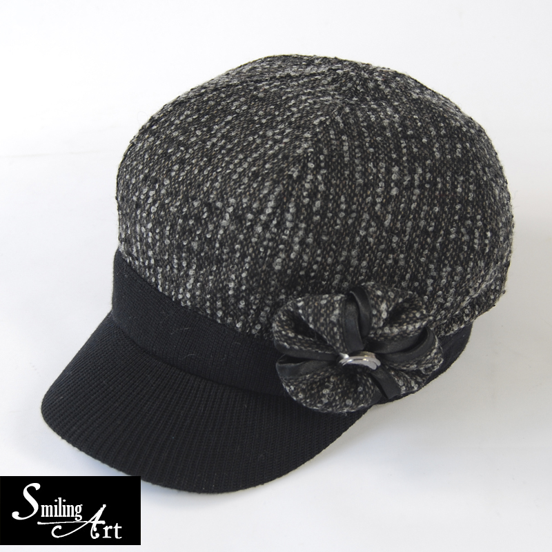 Sa2012 autumn and winter women's fashionable casual short brim newsboy cap fashion cap