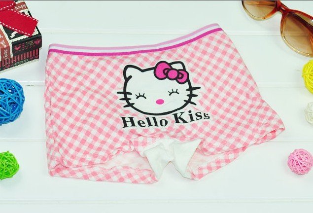 Sale !! Baby Girls Hello Kitty children Underwears,1-12 years100% cotton kids underwear,48pcs/lot