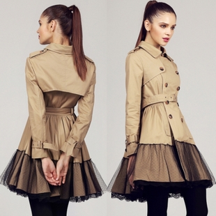 sale summer dresses Fashion 2013 fashion double breasted trench outerwear dresses