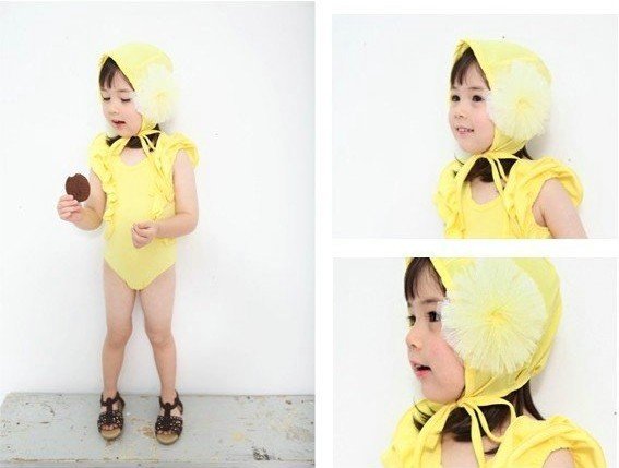 Sale Yellow Kids swimwear,cute swimsuits for kids+swimsuit children+kids in swimwear+kids bathing suit stores Size for:1Y-7Y
