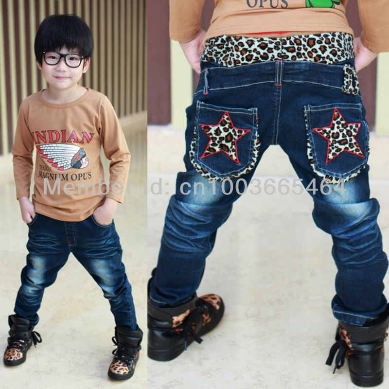 sales promoton kids fashion jeans / cotton casual cool and lovely