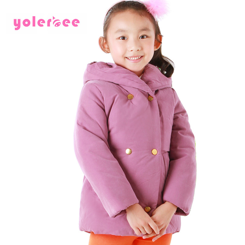Sallei child wadded jacket female child cotton-padded jacket 2012 child cotton-padded jacket female thickening female child