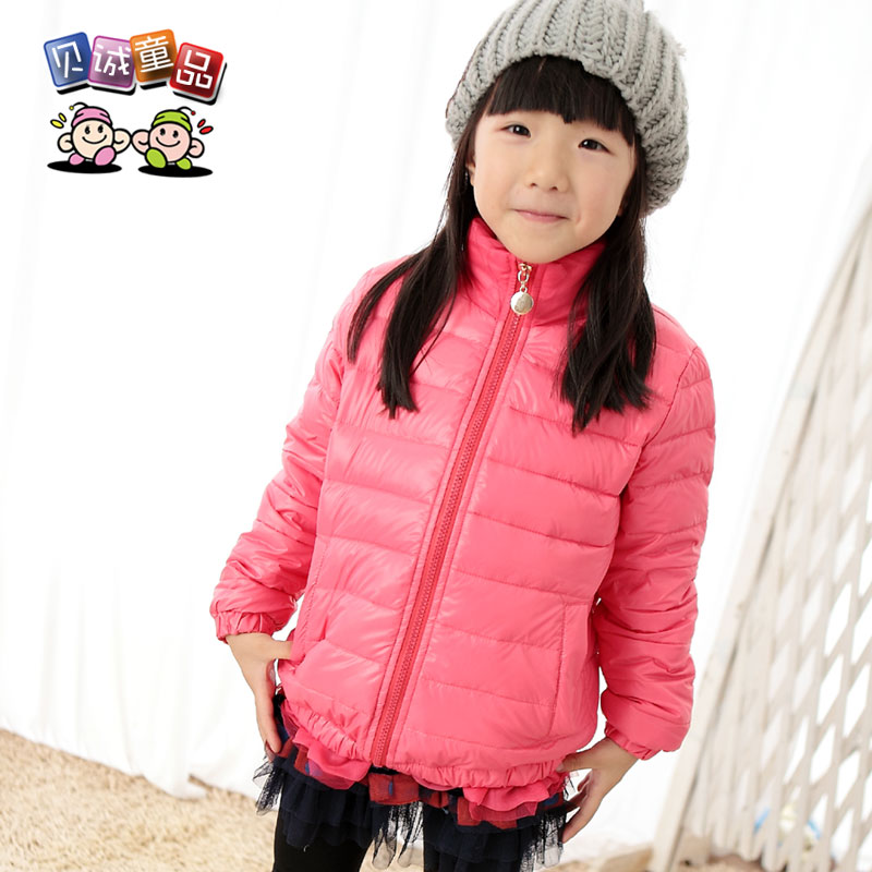 Sallei ploughboys female big boy winter outerwear 2012 child autumn and winter children's clothing down coat new arrival female