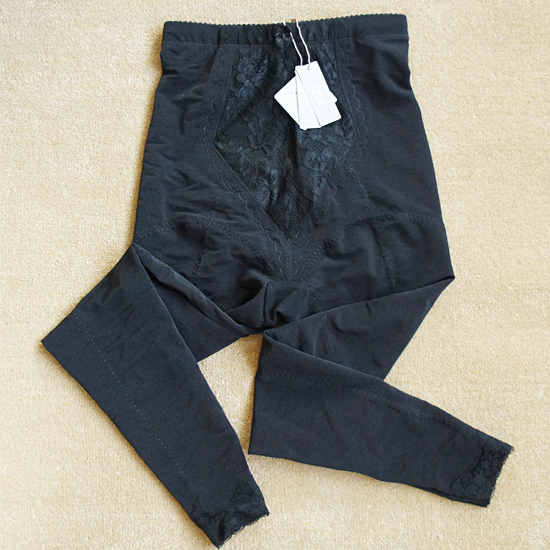 Sanguan beauty care midvein laca underwear high waist abdomen drawing butt-lifting long plastic pants