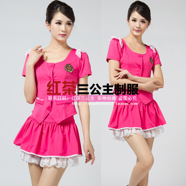 Sauna clothes pediluvium work wear ktv princess clothing miss installed stewardess loading