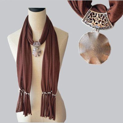 Scarf, Carved circle round Design,Gold Color Accessories,16 Colors,180*40cm,Free Shipping Wholesale