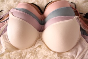 Schappe silk knitted thin wireless bra underwear bra
