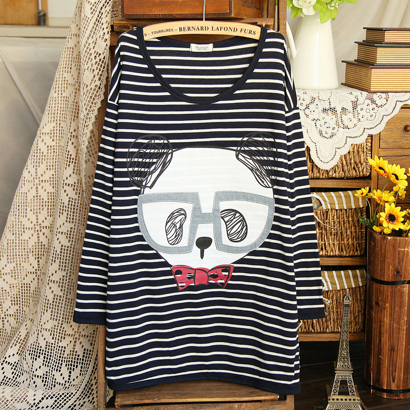 Scite 2013 maternity clothing autumn maternity t-shirt fashion stripe maternity top