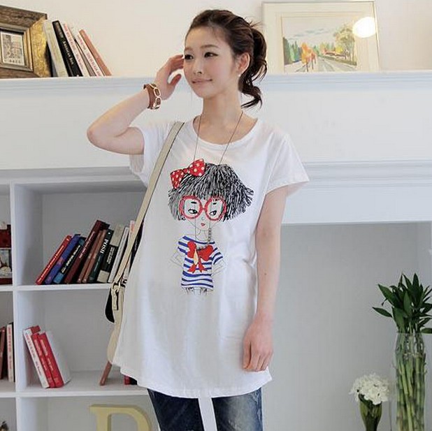Scite 2013 spring and summer fashion maternity clothing maternity short-sleeve cartoon T-shirt maternity top summer