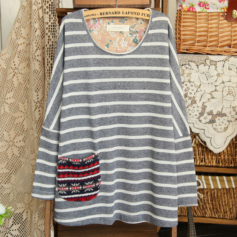 Scite spring and autumn stripe maternity clothing maternity fashion long-sleeve t-shirt maternity top