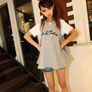 Scite summer fashion maternity clothing maternity t-shirt summer long design maternity top