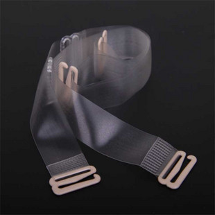 Scrub invisible transparent shoulder strap broadened 18mm transparent shoulder strap summer invisible tape