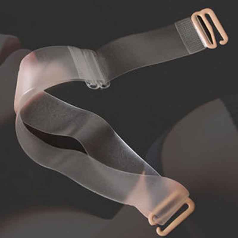 Scrub invisible transparent shoulder strap broadened transparent shoulder strap summer invisible tape