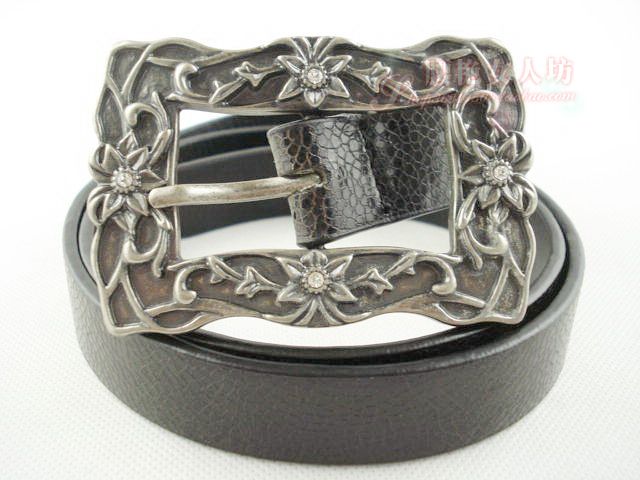 Sculpture print vintage diamond decoration agings fashion all-match belt sweater decoration belt 2 0439